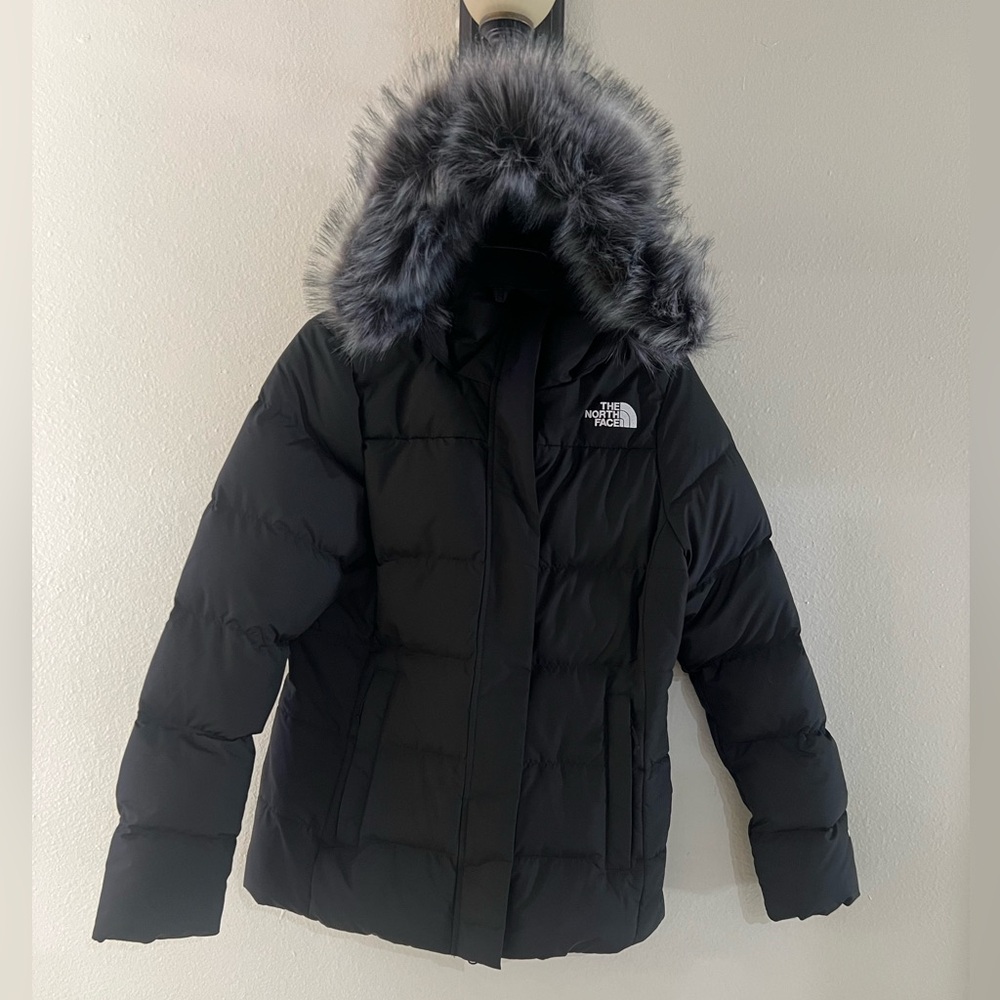 THE NORTH FACE GOTHAM PUFFER JACKET WITH HOOD AND DETACHABLE FUR